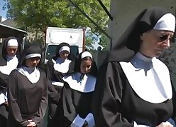 Be imparted to murder Nun's blowjob